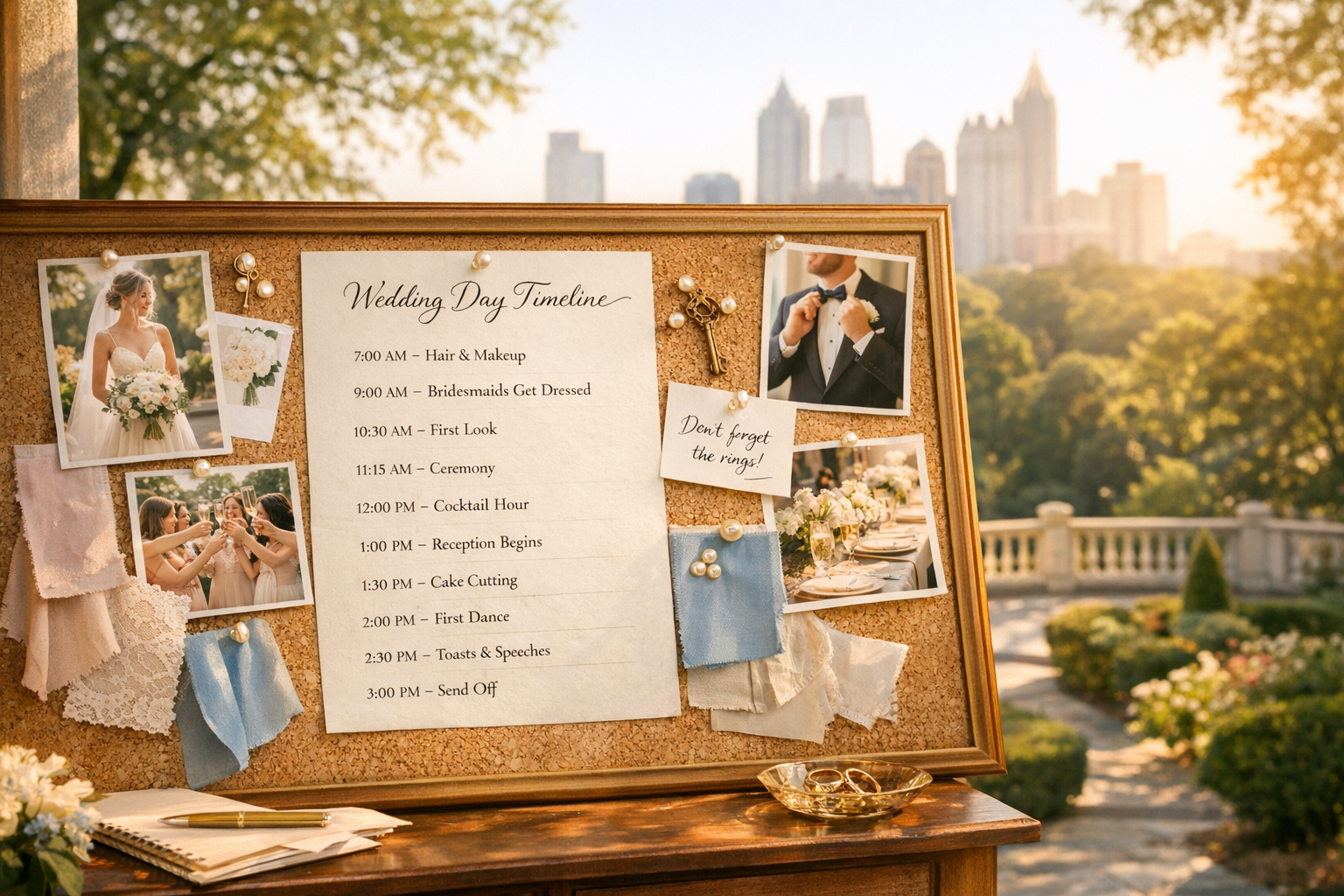 Wedding Day Timeline & Schedule for Atlanta Weddings